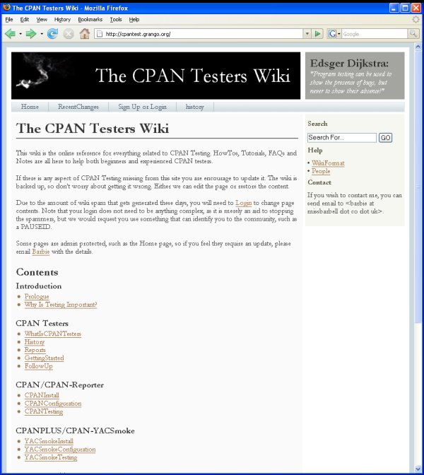 CPAN Testers Wiki